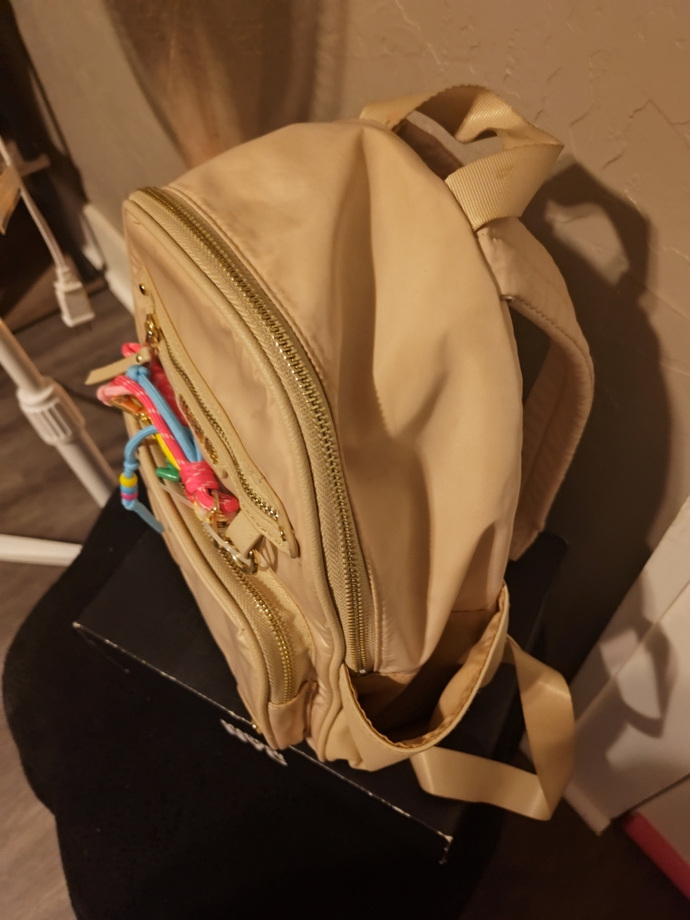 Backpack with Colorful Charm - Picture 3 of 5